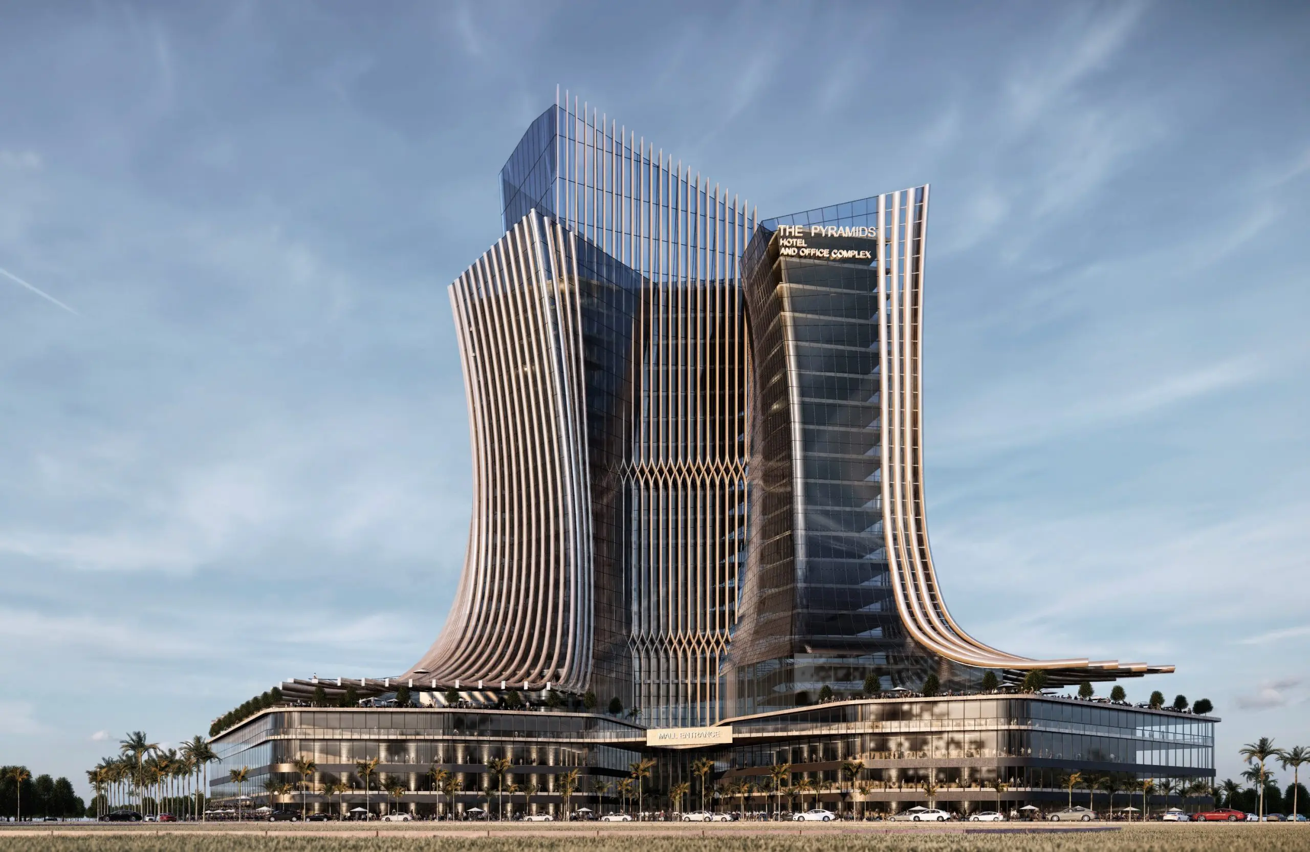 The Iconic Tower in the New Administrative Capital, Africa’s tallest skyscraper, surrounded by modern cityscape