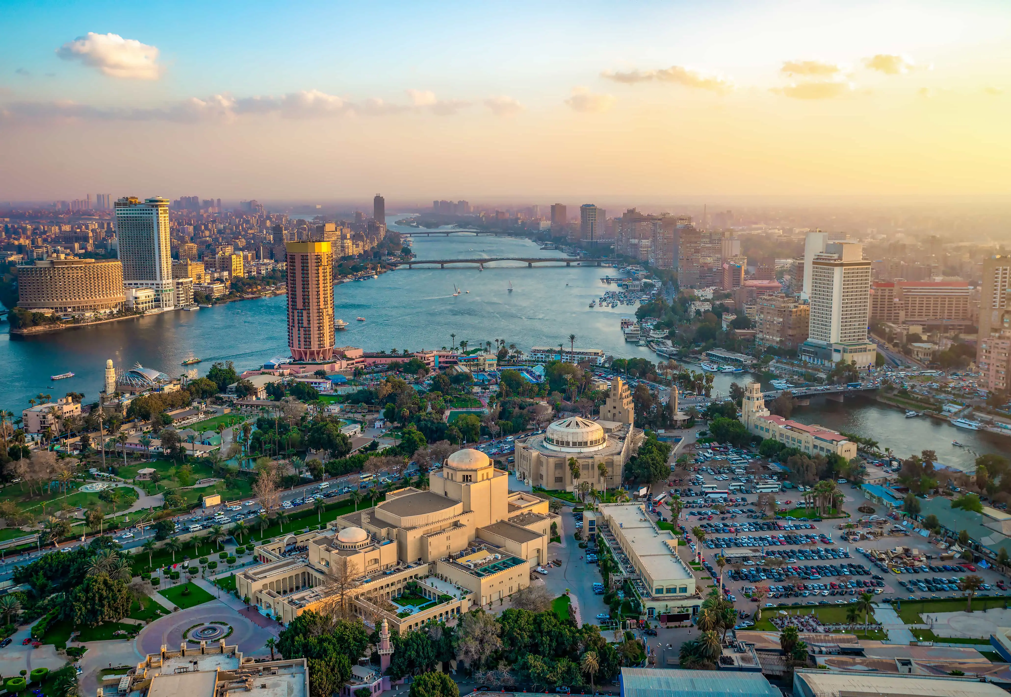 Cairo Nile Top View